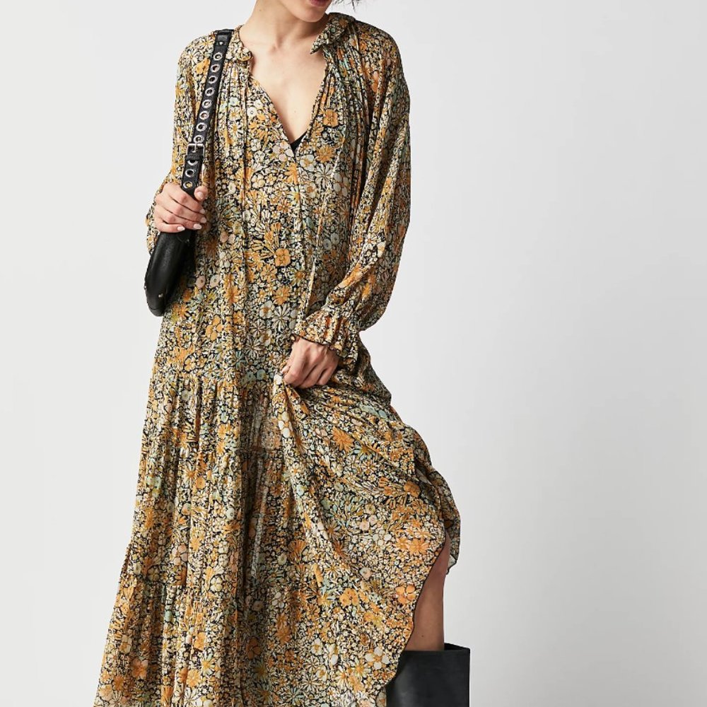 Free people Feeling Groovy Maxi Dress